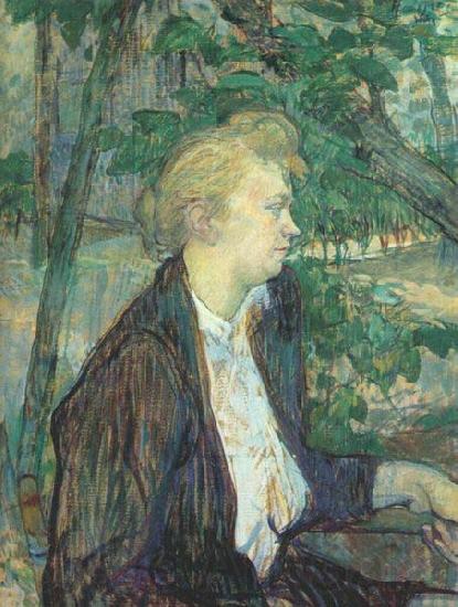 Henri de toulouse-lautrec Portrait of Gabrielle Norge oil painting art